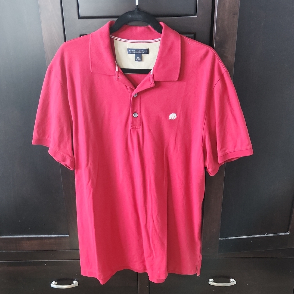 Banana Republic Red Polo Shirt